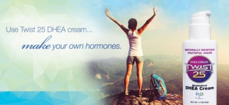 Use Twist 25 DHEA cream Make your own hormones